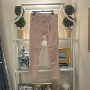 Ag Adriano Goldschmied Pink Skinny Jeans